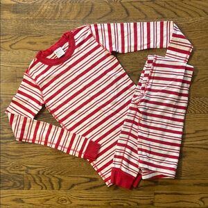 Striped Red and White Kids Pajamas